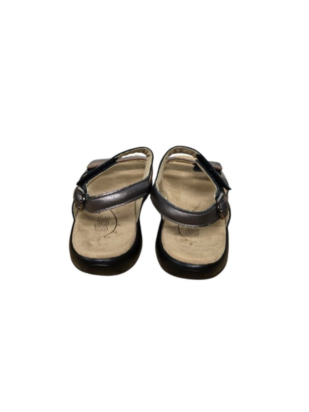 SAS Womens Size 8M Nudu Dusk Brown Strappy Leather Slingback Comfort Sandal - Picture 2 of 8